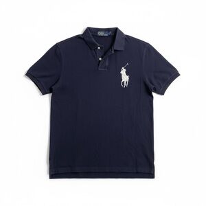 Polo Ralph Lauren Navy Big Pony Slim Fit Polo Shirt L